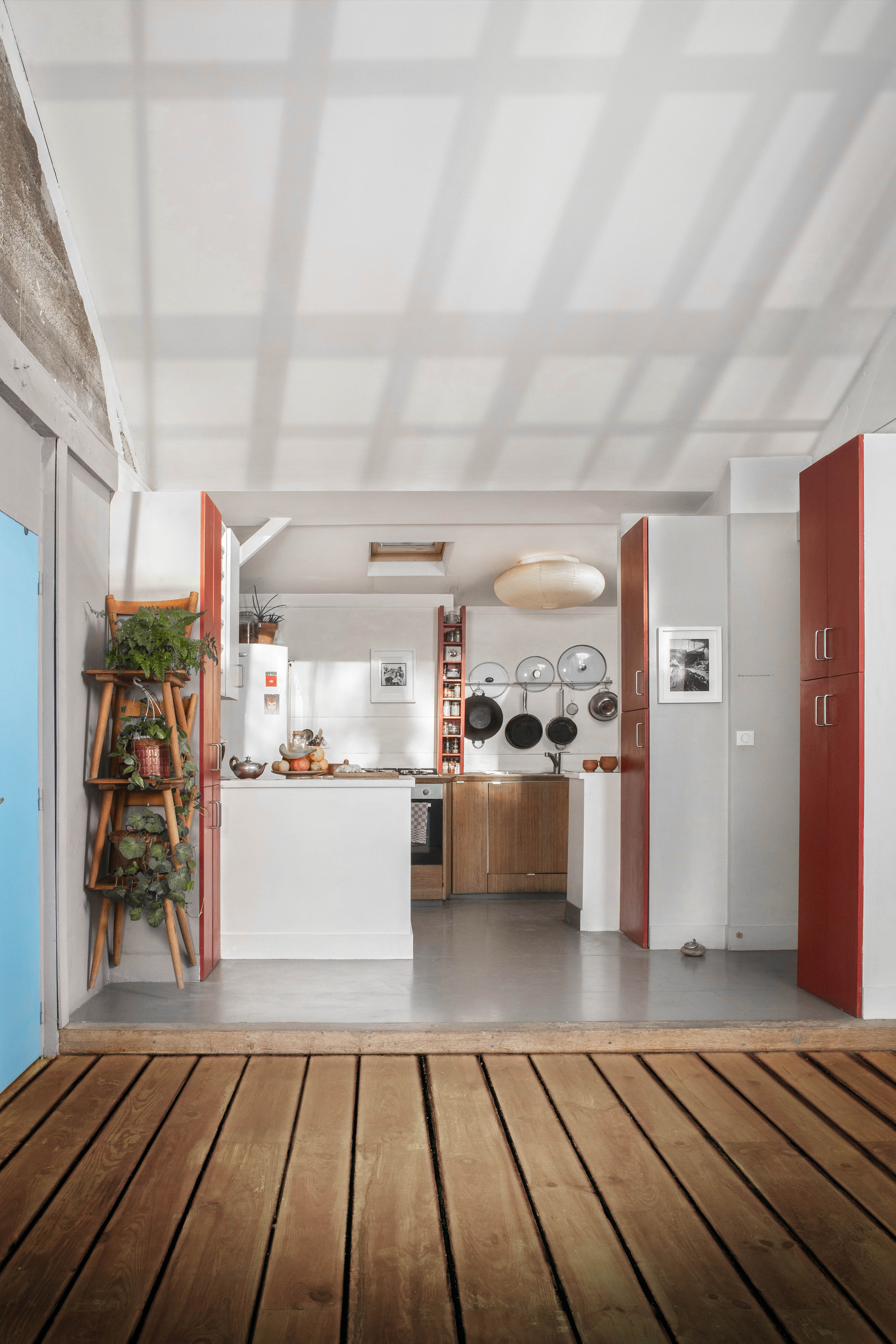 cuisine équipée studio photo Montreuil espace détente